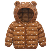 2019 outono inverno jaquetas meninas roupas de bebê jaquetas crianças algodão quente com capuz outerwear casaco crianças roupas para meninos jaquetas 2024 - compre barato