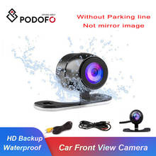 Podofo-cámara de visión trasera CCD para coche HD para coche, videocámara de visión trasera, Monitor trasero, asistencia de estacionamiento, impermeable, marcha atrás 2024 - compra barato
