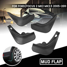 1 комплект для Ford/Focus 2 MK2 MK2.5, брызговики для салона автомобиля Sedan 2005-2011, брызговики передние и задние 2024 - купить недорого