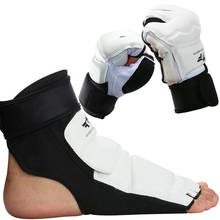 Adult child protect gloves Taekwondo Foot Protector Ankle Support fighting foot guard Kickboxing boot WTF approved Palm protect 2024 - buy cheap