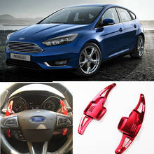 Автомобильные аксессуары, алюминиевый рычаг переключения передач на руль для Ford Focus 2015-2017, автостайлинг 2024 - купить недорого