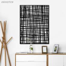 Nordic Style Minimalist Black Line Canvas Painting Creative Posters And Prints Wall Art Pictures Home Living Room Bedroom Decor 2024 - buy cheap