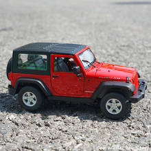 WELLY 1:24 Jeep Wrangler 2007 Jeep Wrangler simulation alloy car model crafts decoration collection toy tools gift 2024 - buy cheap