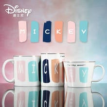 Disney Minnie Mickey Cartoon Water Cup Coffee Milk Tea Breakfast Ceramic Mug Home Office Collection Cups Festival Children Gifts 2024 - buy cheap