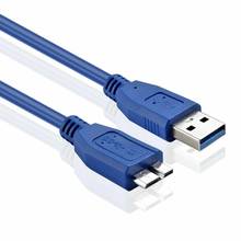 Новые поступления USB 3,0 Мужской тип A к Micro B кабель Шнур для внешнего жесткого диска HDD 2022 - купить недорого