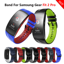 Soft Sport Silicone Watch Band Strap For Samsung Galaxy Gear Fit 2 Pro R365 WatchBand wrist strap for Samsung Gear Fit 2 SM-R360 2024 - buy cheap