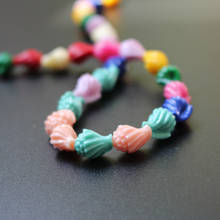 (20 segundos) contas de concha coral artificial colorida contas cabochão estilosas cores misturadas para fabricação de joias 2024 - compre barato