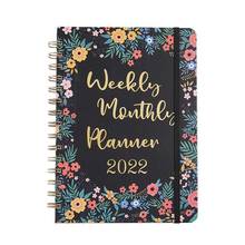 2022 Notebooks Agenda Daily Weekly Monthly Plan Yearly Schedule Agenda Planner Spiral Organizer Office School Supplies HOT SALE 2024 - buy cheap