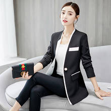 Spring And Autumn 2020 New Ladies Small Suit Korean Temperament Commuter Professional Suit Female One Button Women Blazer S-xl 2024 - buy cheap