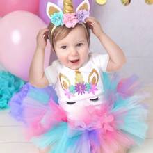 1st Birthday Dress For Baby Girl 2021 New Summer Tutu Casual Wear Infant Baptism Dress Baby Girl Party Clothes Vestido Infantil 2024 - buy cheap
