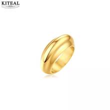 KITEAL-anillo de compromiso geométrico para mujer, sortija de compromiso con diseño de moda, color dorado, tamaño 6, 7, 8, amor 2024 - compra barato