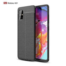 Capa de silicone para samsung galaxy a51 a51, proteção macia de borracha, tpu, capa de celular para samsung galaxy a51 2024 - compre barato