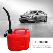 Gasoline Container 5L/10L/20L Fuel Tank Plastic Gasoline Oil Barrel Car Jerry Can Petrol Cans Gas Cans With Scale Oil Pipe 2024 - купить недорого