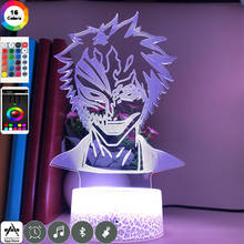 3D LED Night Light Anime Bleach Kurosaki ichigo Mask Face Led Nightlamp for Kids Bedroom Decoration Children Desk Lamp Toys Gift 2024 - buy cheap