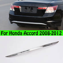 Накладка на заднюю дверь багажника, хромированный АБС-пластик, углеродное волокно, для Honda Accord 2008 2009 2010 2011 2012 2024 - купить недорого