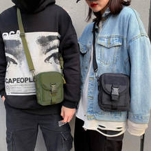 Bolso de hombro de estilo Hip-Hop para hombre y mujer, bolsa de hombro con correa táctica, a la moda, para teléfono, accesorios Kanye 2024 - compra barato