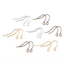 200pcs 15*20mm Gold BronzeSilver Color Earring Hooks Findings Ear Hook Earrings Clasps For Jewelry Making DIY Earwire Supplies 2024 - buy cheap