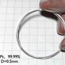 Palladium metal Wire 99.99% Element Pt Pure Diameter 0.5mm 2024 - buy cheap