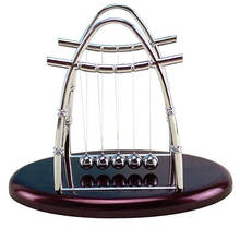 Pêndulo magnético decorativo de newton, decoração de casa em miniatura para berço decoração de artesanato criativo, instrumentos permanentes 2024 - compre barato