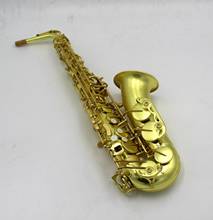 2020 Double 11 Promotion Professional Alto Saxophone Eb Tune New Unlacquer Brass Plated With Case Free Shipping 2024 - buy cheap