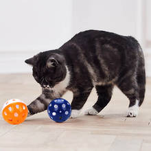 Пластиковая игрушка котенок мяч с колокольчиком игра Жевательная погремушка царапина пластиковый шар Интерактивная кошка обучающие игрушки для домашних животных кошка поставка @ 05 2024 - купить недорого