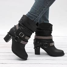 New Sexy Ankle classic Boots For Women Shoes Fashion black White Boots Women Genuine Leather High Heel Boot Autumn Large Size 2024 - buy cheap