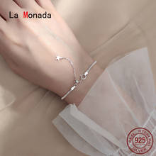 La Monada Star Fine Silver 925 Jewelry Bracelet Female Woman Special Chain Minimalist Bracelets For Women Silver 925 Sterling 2024 - buy cheap