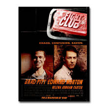 Fight Club Hot Movie 17 Wall Sticker Silk Poster Art Light Canvas Home Decoration 2024 - buy cheap