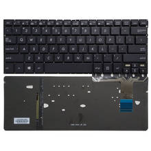 Teclado negro para portátil ASUS UX330 UX330UA, nuevo, sin marco, retroiluminado 2024 - compra barato