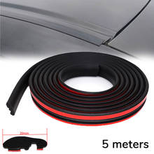 Universal 0.79" Car Front Rear Windscreen Roof Rubber Seal Strip Moulding Trim 5m 2024 - buy cheap