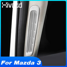 For Mazda 3 BP Accessories A Column Air Conditioner Outlet Vent Cover Trim Chrome Interior Modification Car-Styling 2019-2022 2024 - buy cheap