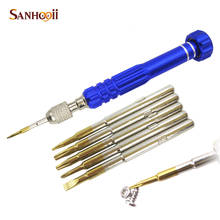 6in1 Bits Precision Screwdrivers Phone Repair Opening Tools Kit Pentalobe For iPhone 5s 6s Tablet Glasses Toy Gadgets ZM56 2024 - buy cheap