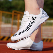 2020 профессиональная обувь для путешествий для мужчин женщин мужчин детей спортивные Шипы Кроссовки для бега черные золотые гвозди гоночная обувь для тренировок 2024 - купить недорого
