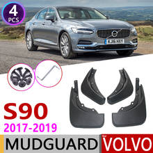 Guardabarros delanteros y traseros para coche Volvo, accesorios de guardabarros para coche Volvo S90 2017 2018 2019, 4 Uds. 2024 - compra barato