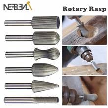 5/6pc Tungsten Carbide Milling Cutter Rotary Tool Burr Double Diamond Cut Rotary Dremel Tools Electric Grinding Metal Engraving 2024 - buy cheap