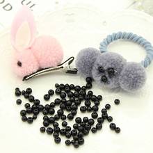100pcs 3-12mm Black Safety Doll Eyes Sewing Beads For DIY Bear Stuffed Toys Scrapbooking Crafts 2024 - buy cheap