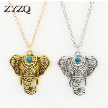 ZYZQ Simple Vintage Animal Necklaces Lucky Mascot Elephant Pendant Enthic Women Accessories Jewelry Choker Necklaces Jewelry 2024 - buy cheap