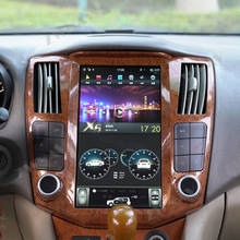11,8 "Android 9,0 PX6 4 + 64G вертикальный Tesla радио Автомобильный мультимедийный плеер стерео GPS навигация для Lexus RX300 RX330 RX350 RX400H 2024 - купить недорого