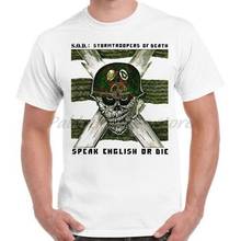 Футболка Stormtroopers Of Death SOD Мужская, хлопковая тенниска в стиле ретро, майка с металлическим сердечником, в стиле панк-рок, лето 2024 - купить недорого