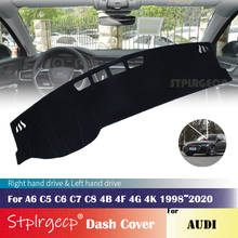 for Audi A6 C5 C6 C7 C8 4B 4F 4G 4K 2019~2021 Anti-Slip Dashboard Cover Protective Pad Car Accessories Sunshade Carpet 2019 2020 2024 - buy cheap