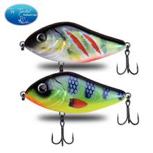 100mm 49g CF LURE New Hot Jerk Baits Slow Sinking Fishing Lure Tackle For Pike Pesca Bass Musky jerk baits Qulity Hooks 2024 - buy cheap