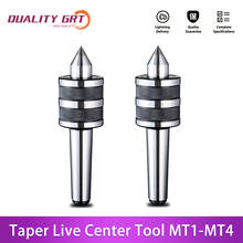 Q.Grt Taper Live Center Triple Bearing Lathe Live Center Taper Tool  0.005 MT2 MT3 MT4 For Lathe Machine CNC Cutter Lathe 2024 - buy cheap