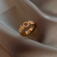 2020 Новое Стильное открытое геометрическое Кольцо женское модное простое кольцо с указательным пальцем 2024 - купить недорого