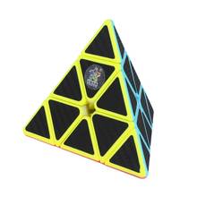 YuXin Carbon Fiber Pyramid Magic Cube Speed Game Professional Adult Children's Toy Cubes Educational Educational Toy Gift 2024 - buy cheap