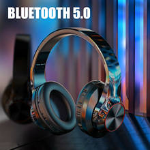 A11-auriculares inalámbricos con Bluetooth para videojuegos, cascos HIFI montados en la cabeza, con micrófono, compatible con tarjeta TF 2024 - compra barato