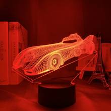 Acrylic 3D Illusion Baby Night Light Sports Car Nightlight for Kids Child Boy Bedroom Decor Bedside Table Lamp Racing Car Gift 2024 - buy cheap