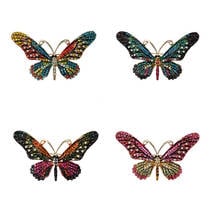 Classic Jewelry Delicate Butterfly Brooch Pin Women Vintage Brooches And Pins Insect Luxury Dress Accessories Elegant Pin 2024 - buy cheap