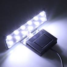 12 LED Aquarium Fish Tank Clamp Clip Water Plant Grow White Color Lighting EU 2024 - buy cheap