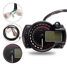 Motorcycle Digital Speedometer Sensor Odometer Tachometer Adjustable 299 Kmh 2024 - buy cheap