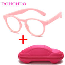 DOHOHDO Kids Anti-blue Light Glasses Children Boy Girls TR90 Soft Frame Goggle Colorful Flexible Silicone Glasses UV400 Okulary 2024 - buy cheap